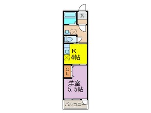 ドリ－ムパレス野間Ⅲの物件間取画像